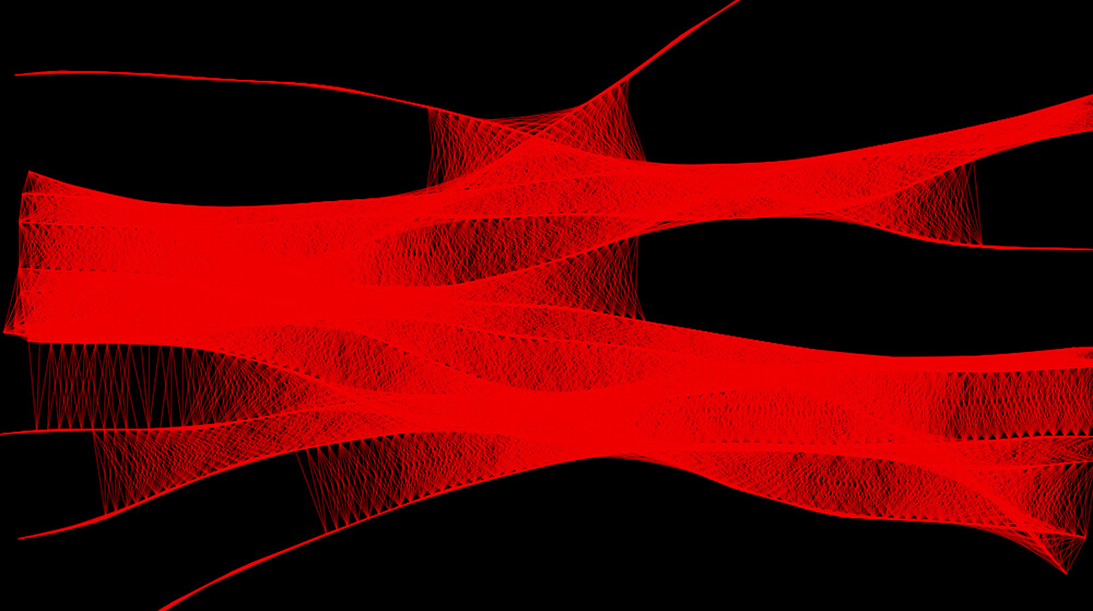 An image of visual art made from JavaScript and SVG. This work is called AOM.Render.031424.14