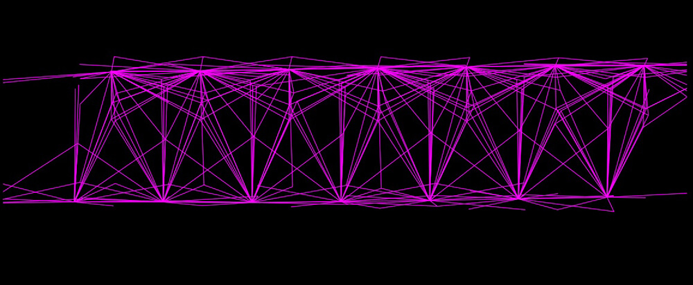 An image of visual art made from JavaScript and SVG. This work is called AOM.Render.031424.17
