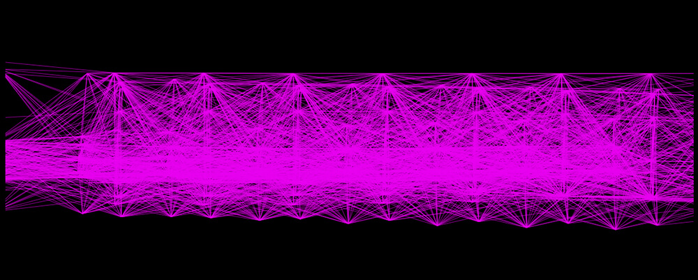 An image of visual art made from JavaScript and SVG. This work is called AOM.Render.031424.18